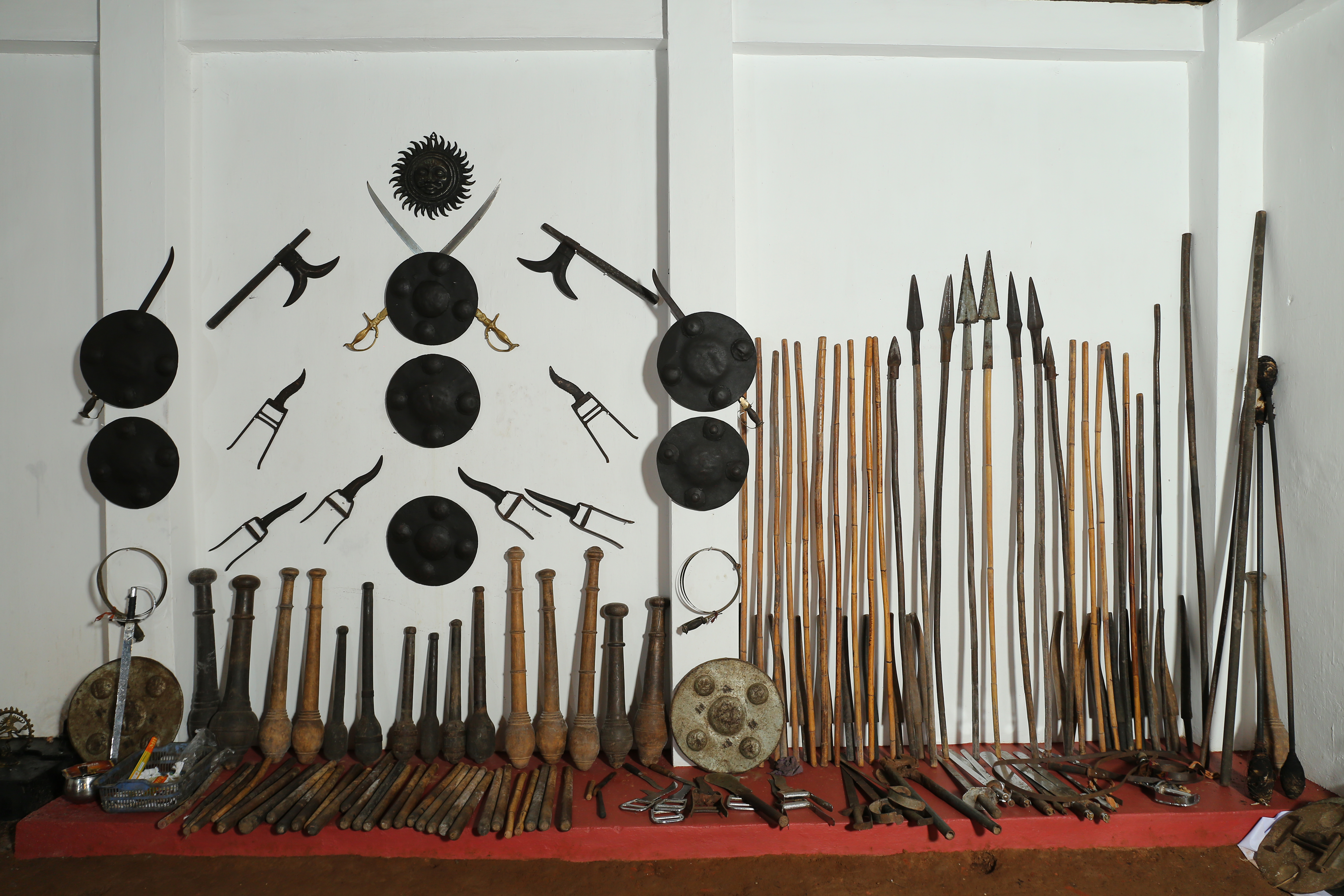 Weapons used in Kalaripayattu